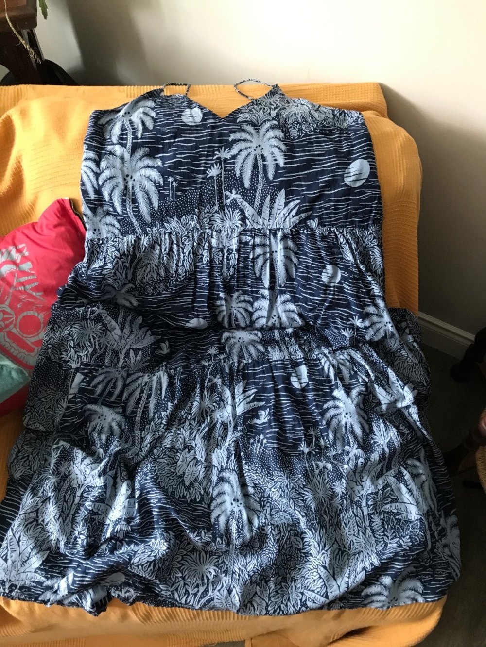 DESMOND & DEMPSEY X H&M 100% Cotton voile lined dress L